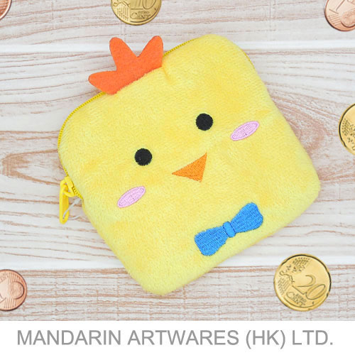 11cmW x 11cmL Velboa Chick Plush Purse