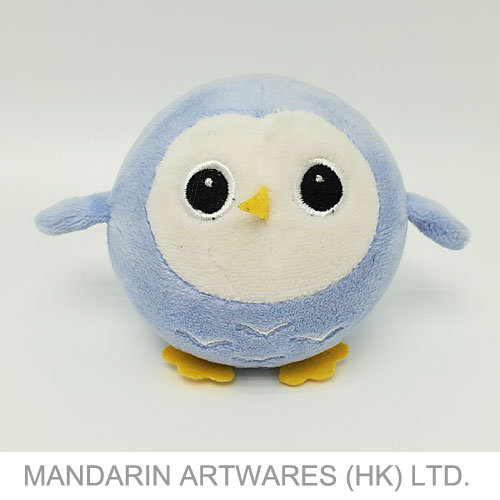 10cmH Penguin Squishy Plush (Blue)