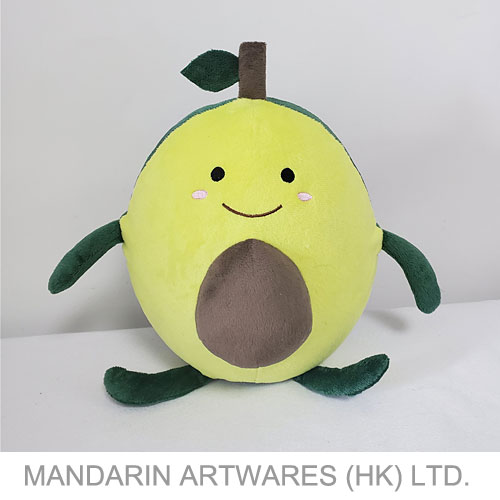 23cmH Cute Cartoon Avocado Fruit Plush