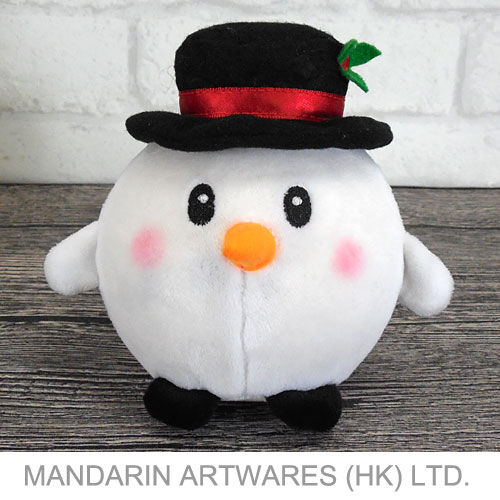 10cmH Christmas Snowman Memory Foam Plush Ball