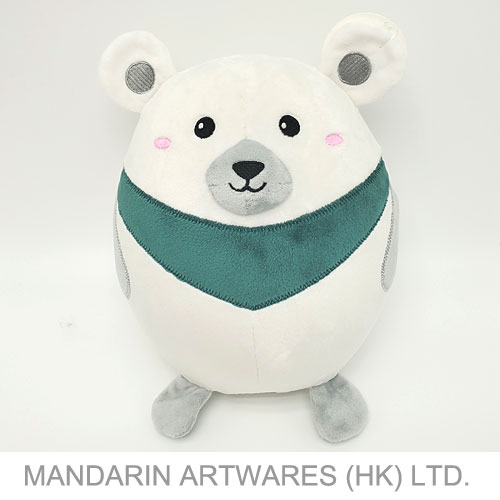 27cmH Cute Christmas Polar Bear Plushie